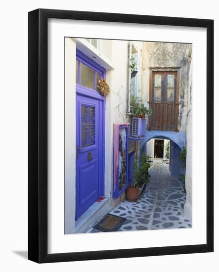 The Chora (Hora), the Kastro Old City, Naxos , Cyclades Islands, Greek Islands, Greece, Europe-Tuul-Framed Photographic Print