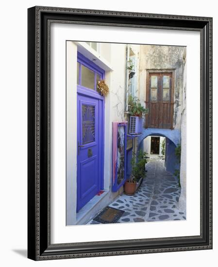 The Chora (Hora), the Kastro Old City, Naxos , Cyclades Islands, Greek Islands, Greece, Europe-Tuul-Framed Photographic Print