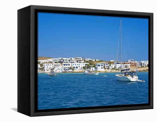 The Chora, Koufonissia, Lesser Cyclades, Cyclades Islands, Greek Islands, Aegean Sea, Greece, Europ-Tuul-Framed Premier Image Canvas