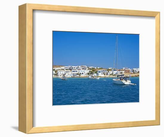 The Chora, Koufonissia, Lesser Cyclades, Cyclades Islands, Greek Islands, Aegean Sea, Greece, Europ-Tuul-Framed Photographic Print