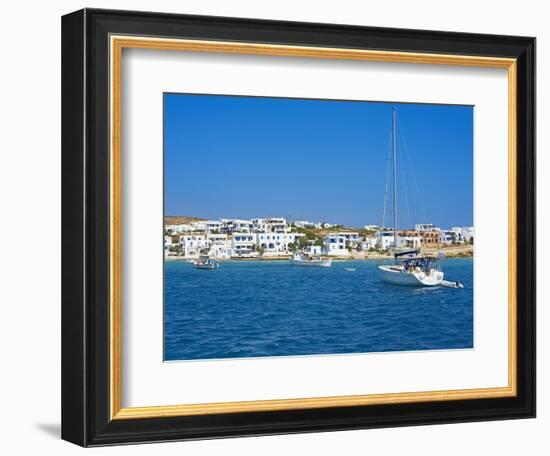 The Chora, Koufonissia, Lesser Cyclades, Cyclades Islands, Greek Islands, Aegean Sea, Greece, Europ-Tuul-Framed Photographic Print