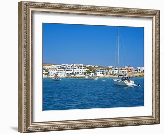 The Chora, Koufonissia, Lesser Cyclades, Cyclades Islands, Greek Islands, Aegean Sea, Greece, Europ-Tuul-Framed Photographic Print