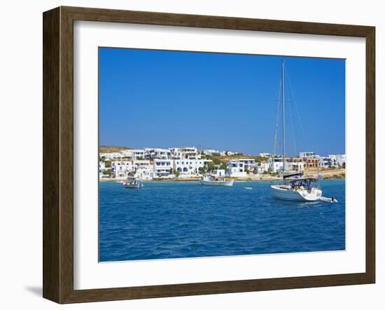 The Chora, Koufonissia, Lesser Cyclades, Cyclades Islands, Greek Islands, Aegean Sea, Greece, Europ-Tuul-Framed Photographic Print