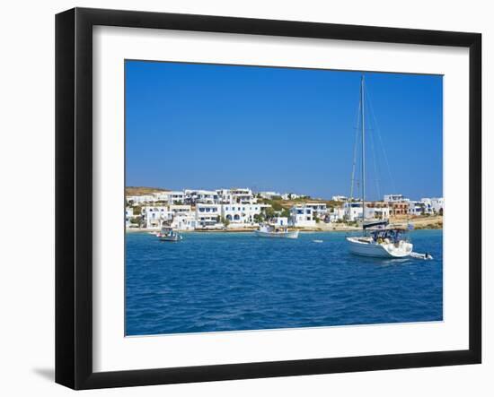 The Chora, Koufonissia, Lesser Cyclades, Cyclades Islands, Greek Islands, Aegean Sea, Greece, Europ-Tuul-Framed Photographic Print