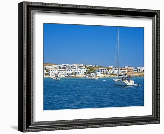 The Chora, Koufonissia, Lesser Cyclades, Cyclades Islands, Greek Islands, Aegean Sea, Greece, Europ-Tuul-Framed Photographic Print