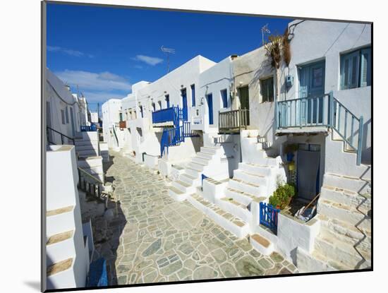 The Chora Village, Kastro, Folegandros, Cyclades Islands, Greek Islands, Greece, Europe,-Tuul-Mounted Photographic Print