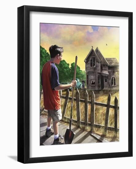 The Chore-Rob Johnson-Framed Giclee Print