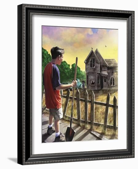 The Chore-Rob Johnson-Framed Giclee Print