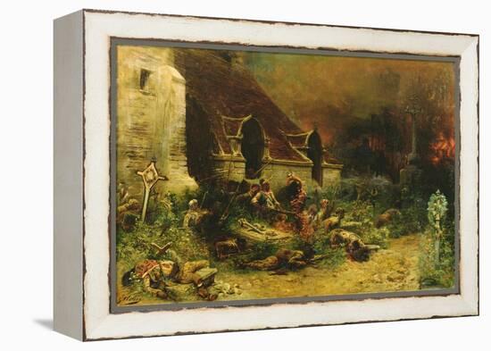 The Chouans Defending their Dead, 1902-Georges Clairin-Framed Premier Image Canvas