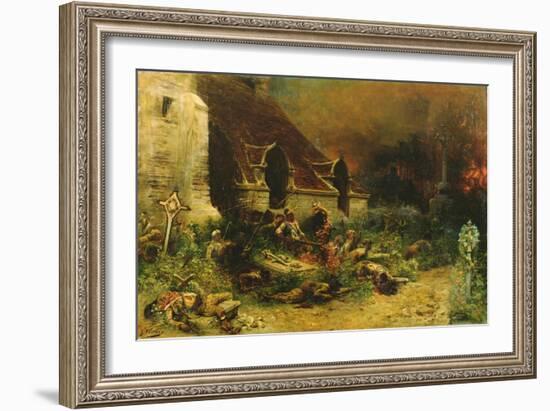 The Chouans Defending their Dead, 1902-Georges Clairin-Framed Giclee Print