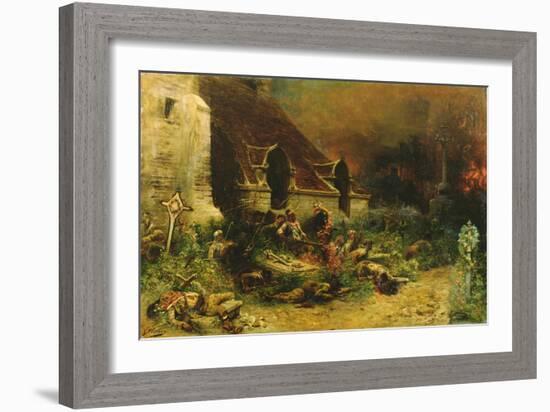 The Chouans Defending their Dead, 1902-Georges Clairin-Framed Giclee Print