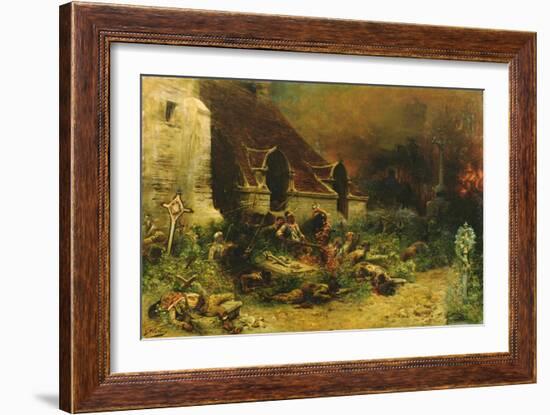 The Chouans Defending their Dead, 1902-Georges Clairin-Framed Giclee Print