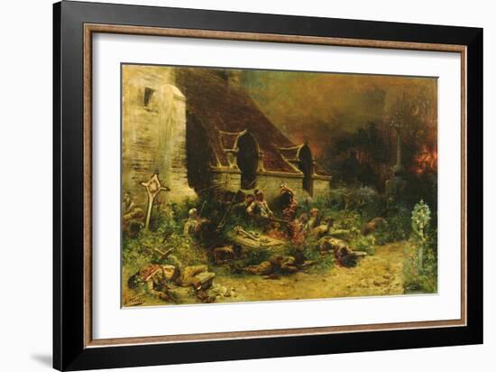 The Chouans Defending their Dead, 1902-Georges Clairin-Framed Giclee Print