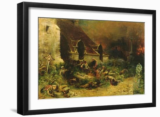 The Chouans Defending their Dead, 1902-Georges Clairin-Framed Giclee Print