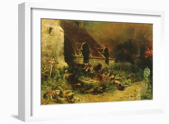 The Chouans Defending their Dead, 1902-Georges Clairin-Framed Giclee Print