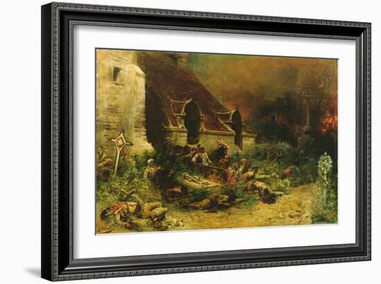 The Chouans Defending their Dead, 1902-Georges Clairin-Framed Giclee Print