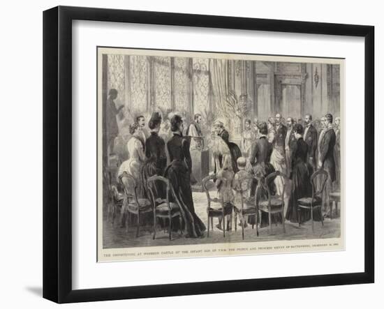 The Christening at Windsor Castle of the Infant Son of Trh the Prince and Princess Henry of Battenb-Godefroy Durand-Framed Giclee Print