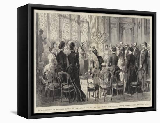 The Christening at Windsor Castle of the Infant Son of Trh the Prince and Princess Henry of Battenb-Godefroy Durand-Framed Premier Image Canvas