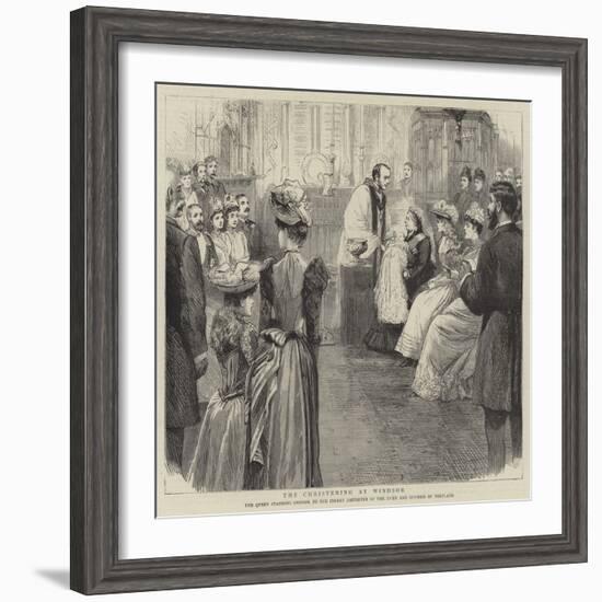 The Christening at Windsor-null-Framed Giclee Print