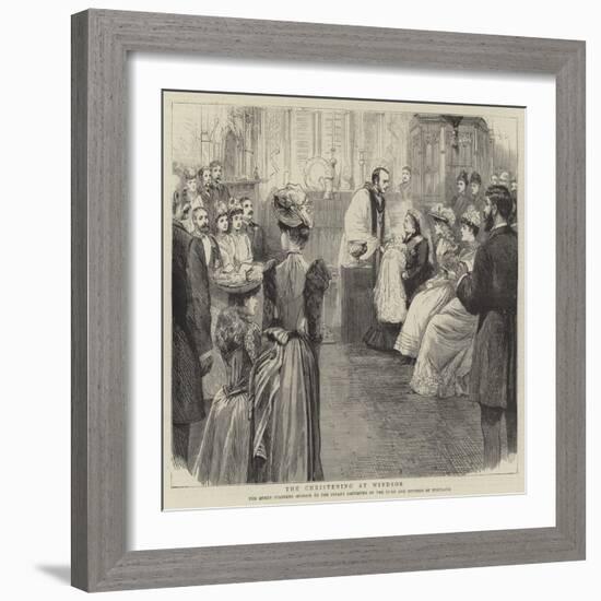 The Christening at Windsor-null-Framed Giclee Print