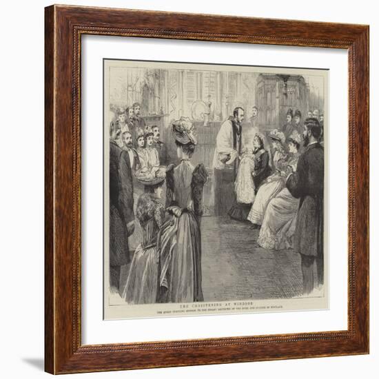 The Christening at Windsor-null-Framed Giclee Print