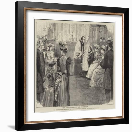 The Christening at Windsor-null-Framed Giclee Print