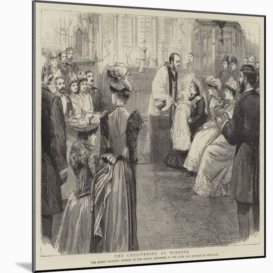 The Christening at Windsor-null-Mounted Giclee Print