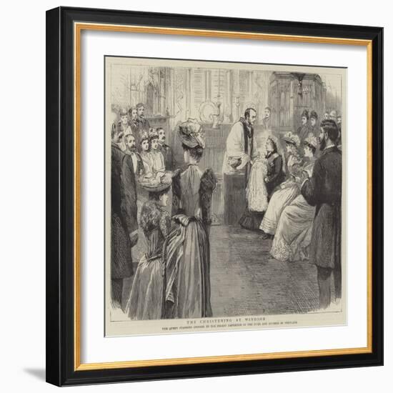 The Christening at Windsor-null-Framed Giclee Print