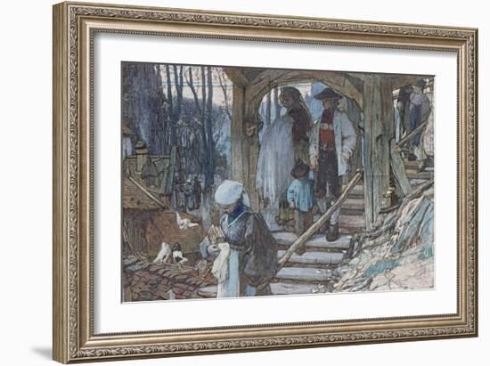 The Christening Gate in Lausanne, C.1861-Matthijs Maris-Framed Giclee Print