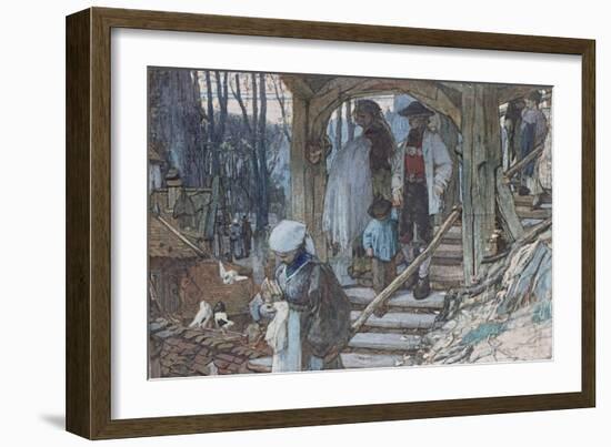 The Christening Gate in Lausanne, C.1861-Matthijs Maris-Framed Giclee Print