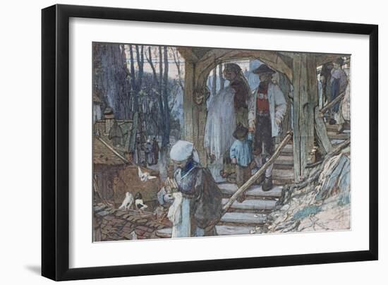 The Christening Gate in Lausanne, C.1861-Matthijs Maris-Framed Giclee Print