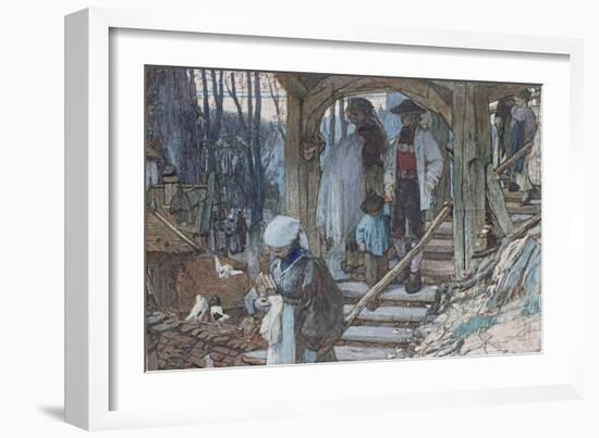 The Christening Gate in Lausanne, C.1861-Matthijs Maris-Framed Giclee Print