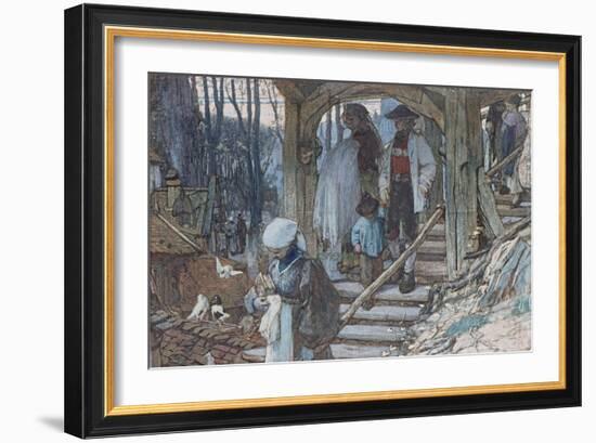 The Christening Gate in Lausanne, C.1861-Matthijs Maris-Framed Giclee Print