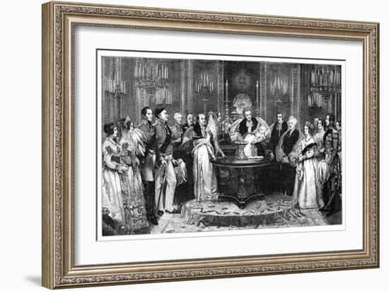 The Christening of the Princess Royal, 1841-Charles Robert Leslie-Framed Giclee Print