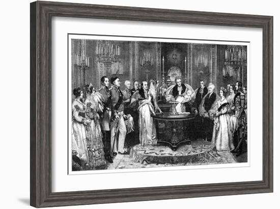 The Christening of the Princess Royal, 1841-Charles Robert Leslie-Framed Giclee Print