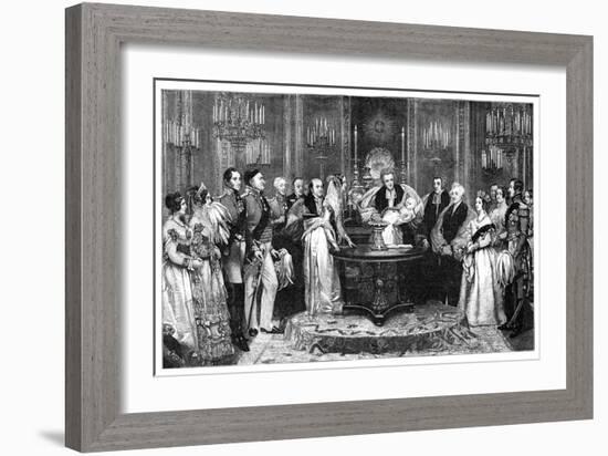 The Christening of the Princess Royal, 1841-Charles Robert Leslie-Framed Giclee Print