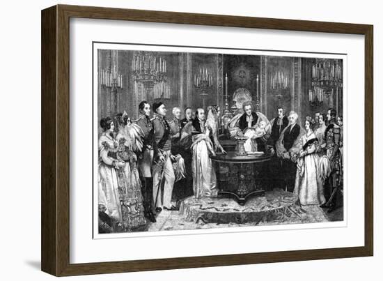 The Christening of the Princess Royal, 1841-Charles Robert Leslie-Framed Giclee Print