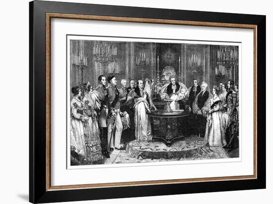 The Christening of the Princess Royal, 1841-Charles Robert Leslie-Framed Giclee Print