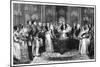 The Christening of the Princess Royal, 1841-Charles Robert Leslie-Mounted Giclee Print