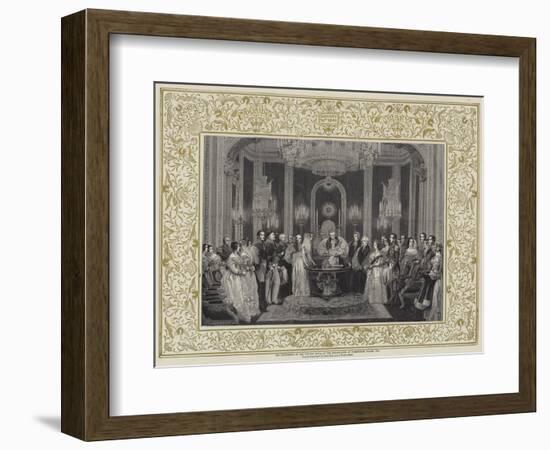 The Christening of the Princess Royal in the Throne-Room at Buckingham Palace, 1841-Charles Robert Leslie-Framed Giclee Print