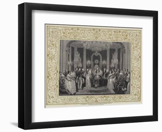 The Christening of the Princess Royal in the Throne-Room at Buckingham Palace, 1841-Charles Robert Leslie-Framed Giclee Print