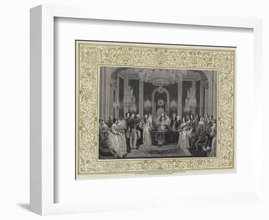 The Christening of the Princess Royal in the Throne-Room at Buckingham Palace, 1841-Charles Robert Leslie-Framed Giclee Print