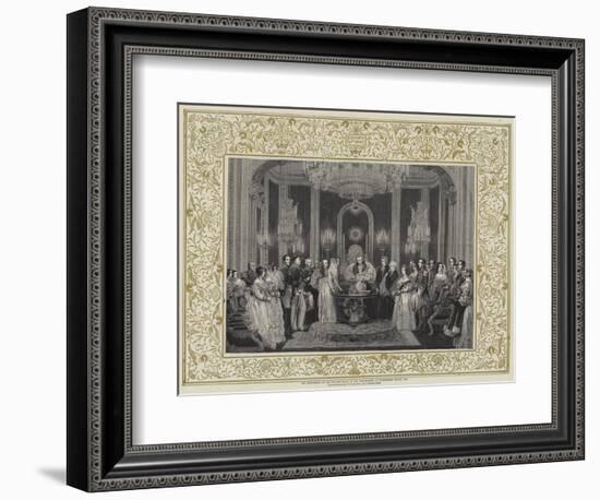 The Christening of the Princess Royal in the Throne-Room at Buckingham Palace, 1841-Charles Robert Leslie-Framed Giclee Print