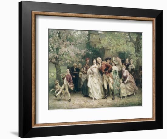 The Christening-Jean Leon Gerome Ferris-Framed Giclee Print