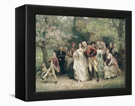The Christening-Jean Leon Gerome Ferris-Framed Premier Image Canvas