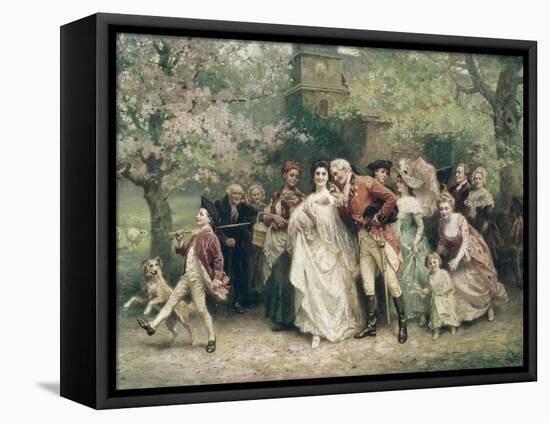 The Christening-Jean Leon Gerome Ferris-Framed Premier Image Canvas