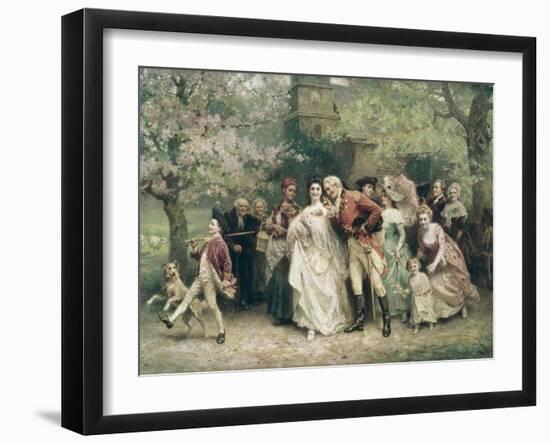 The Christening-Jean Leon Gerome Ferris-Framed Giclee Print