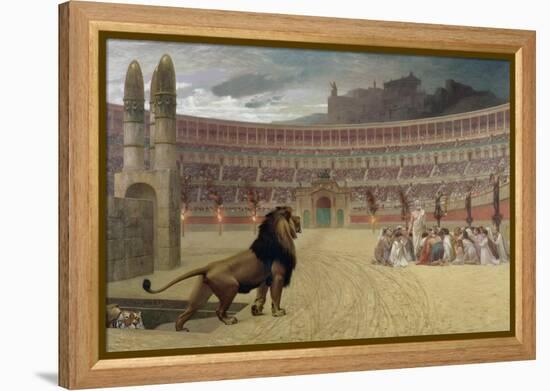 The Christian Martyr's Last Prayer, 1863-83-Jean Leon Gerome-Framed Premier Image Canvas