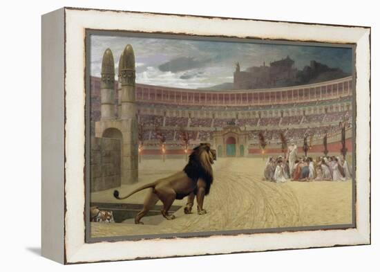 The Christian Martyr's Last Prayer, 1863-83-Jean Leon Gerome-Framed Premier Image Canvas