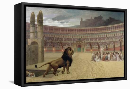 The Christian Martyr's Last Prayer, 1863-83-Jean Leon Gerome-Framed Premier Image Canvas